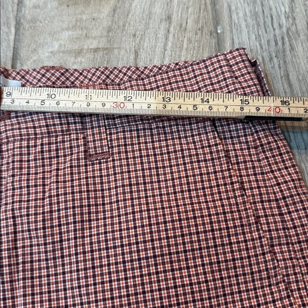 Alex Cannon Micro Check Golf Shorts Men's Preppy Size 32‎